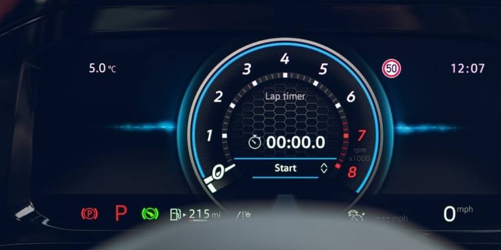 ラップタイマーを表示