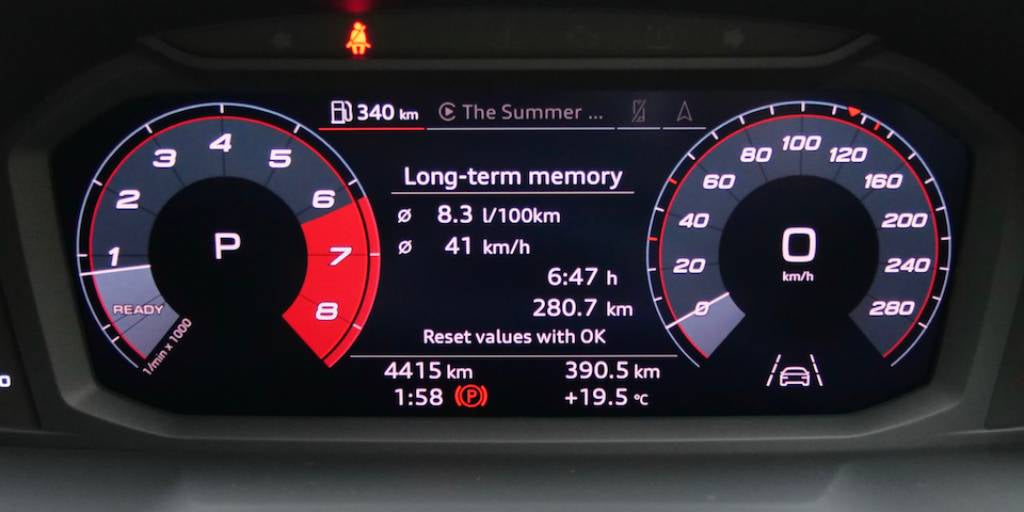 シートベルトの警告