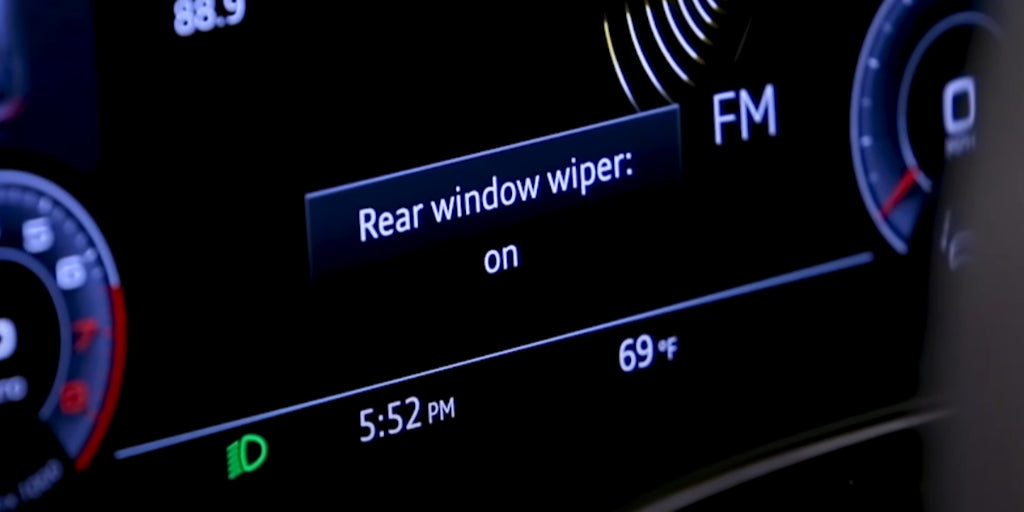 リアワイパーメニューの表示