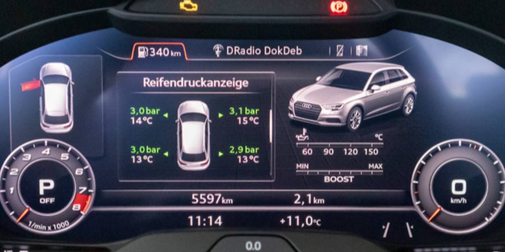 TPMS をダッシュボードに表示